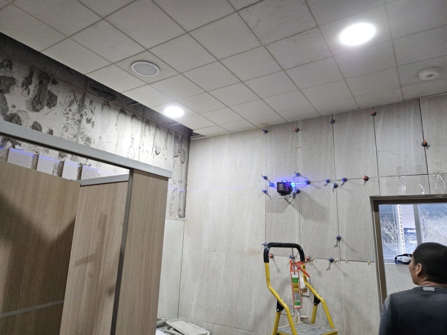 구래동 태림더끌리움 오피스텔 상가 실제 시공현장 · 사진 2