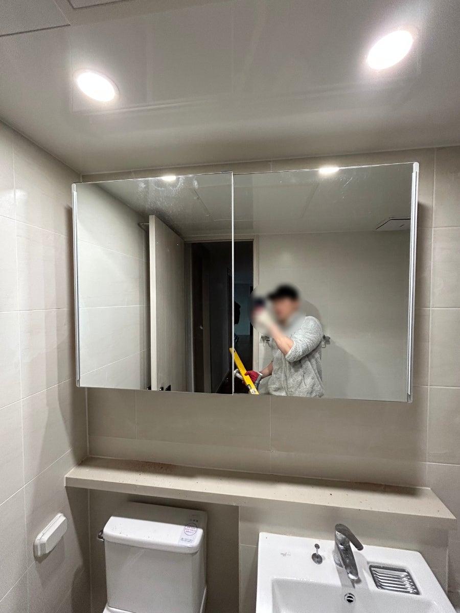 e편한세상 한강신도시 2차 욕실 벽타일 들뜸·크랙 보수 현장사진